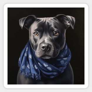 Blue Nose Staffy Sticker